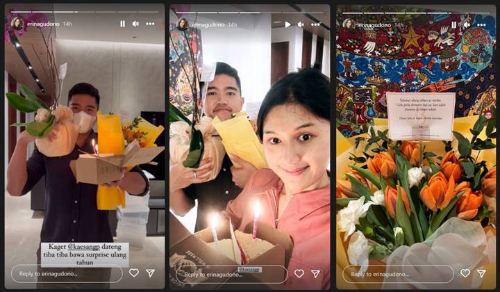 Erina Gudono Kaget dengan Kejutan Ultah dari Kaesang, Isi Kartu Ucapannya Tak Biasa