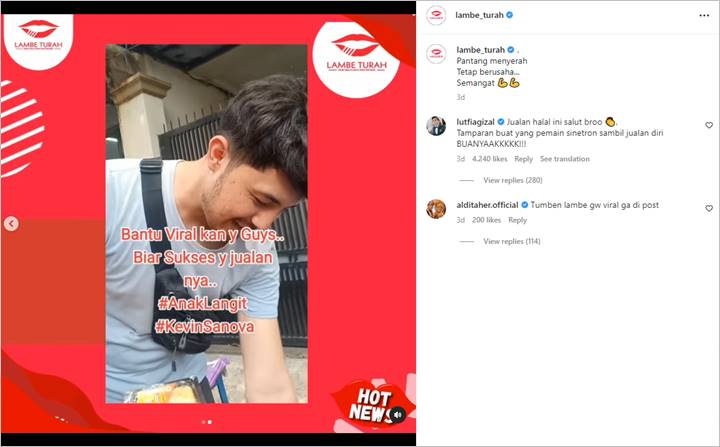 Viral Gara-gara Keliling Jualan Roti, Pesinetron Kevin Sanova Tegaskan Tak Gengsi