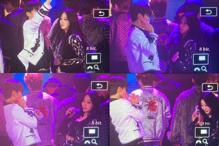 KBS Gayo Daechukje 2022: Giselle aespa-Q The Boyz Pose Kocak Takut Saling Sentuh Usai Hampir Nabrak