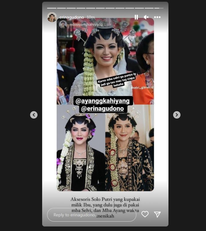 Erina Gudono Ternyata Pakai Aksesori Milik Ibu Iriana Sang Mertua Kala Resepsi Erina Gudono Ternyata Pakai Aksesori Milik Ibu Iriana Sang Mertua Kala Resepsi Erina Gudono Ternyata Pakai Aksesori Milik Ibu Iriana Sang Mertua Kala Resepsi