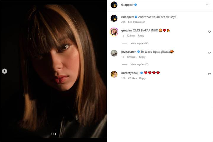 Rebecca Klopper Umbar Pesona dengan Rambut Pendek, Keberadaan Fadly Faisal Auto Dicari-cari