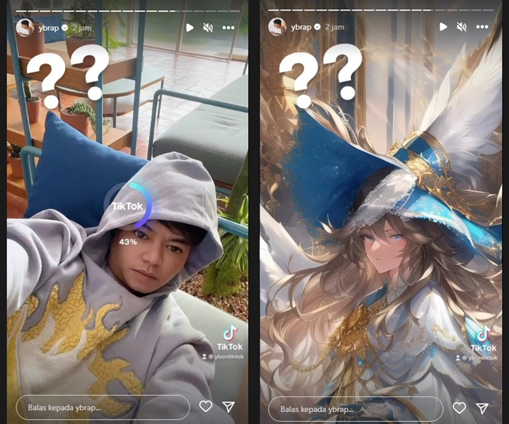 Reza Arap Emosi Bolak-Balik Dikerjain Filter Anime