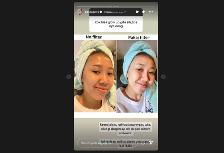 Miliki Kulit Flawless, Kiky Saputri Beri Jawaban Realistis Saat Diminta Tips Glow Up