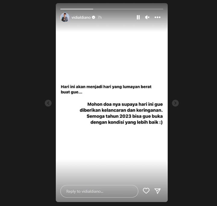 Vidi Aldiano Sebut Harinya Lumayan Berat Sampai Minta Doa