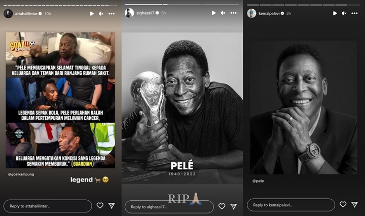 Atta Halilintar Kehilangan Sosok Pele Sang Legenda, Al Ghazali-Kemal Palevi Ikut Berduka