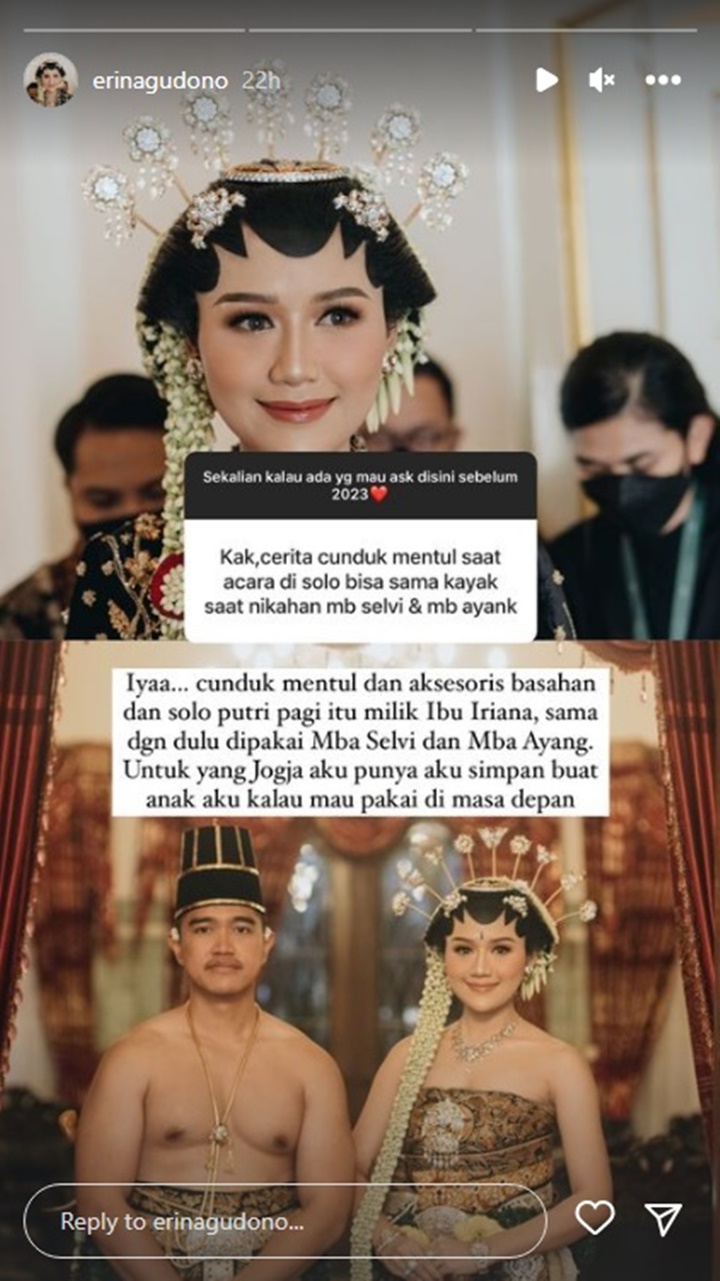 Erina Gudono Istri Kaesang Sudah Siapkan Kado Spesial Untuk Calon Anak di Masa Depan