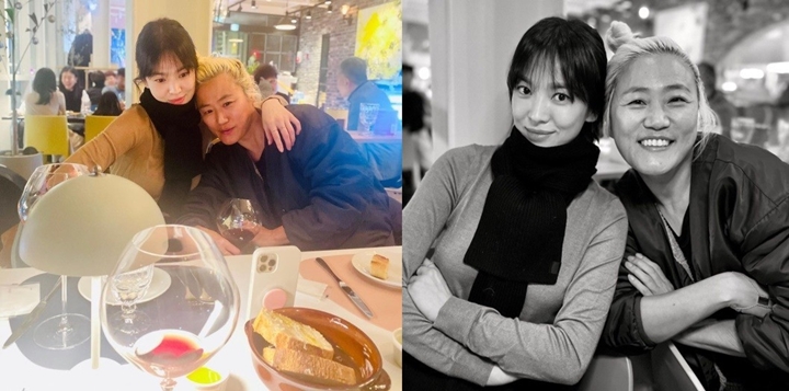 Diterpa Isu Menghindar, Song Hye Kyo Ceria Rangkul Fotografer Populer