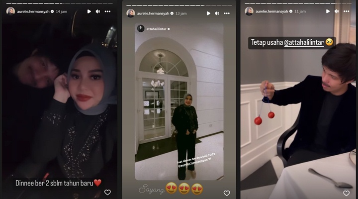 Dinner Terakhir Bareng Aurel di Tahun 2022, Atta Halilintar Malah Asyik Main Lato-Lato