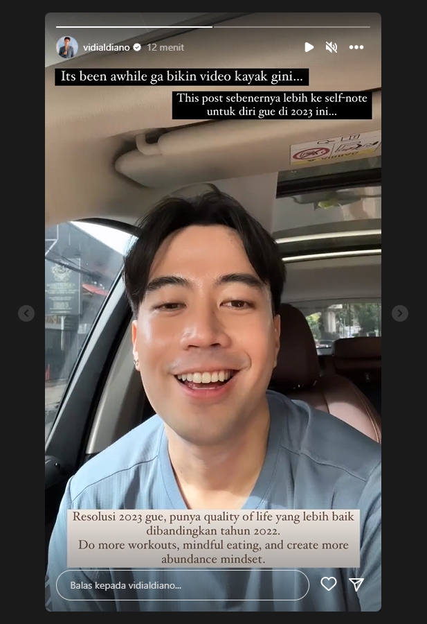 Tahun Baru 2023, Vidi Aldiano Ingin Balik Lakukan Kebiasaan Positif di Masa Lalu