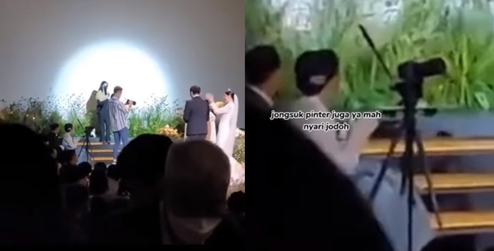 Keluarga Lee Jong Suk Heboh Lihat IU Tampil di Pernikahan