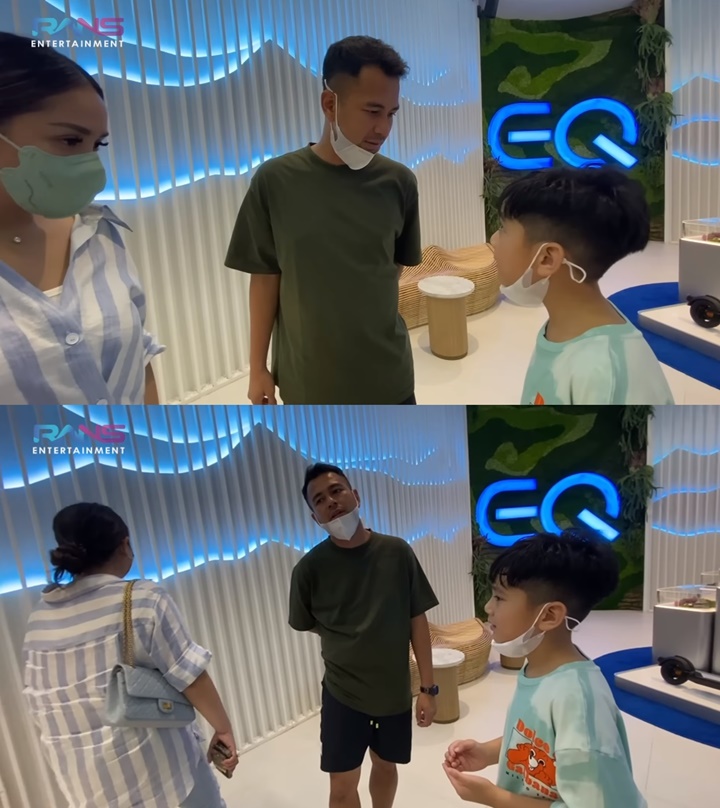 Raffi Ahmad dan Nagita Slavina Auto Dinasihati Rafathar Saat Jajan Mobil di Mal