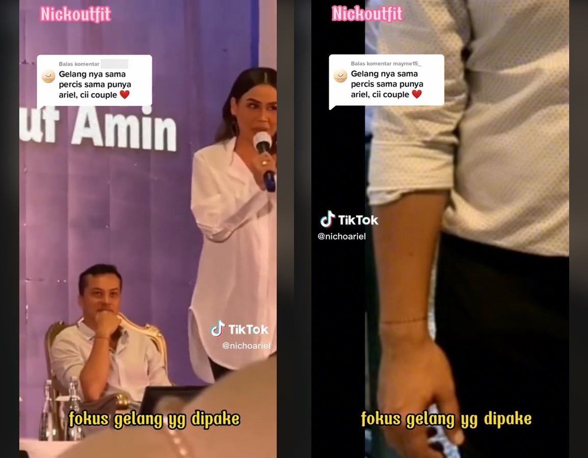 Ariel Tatum dan Nicholas Saputra Diduga Pakai Couple Item