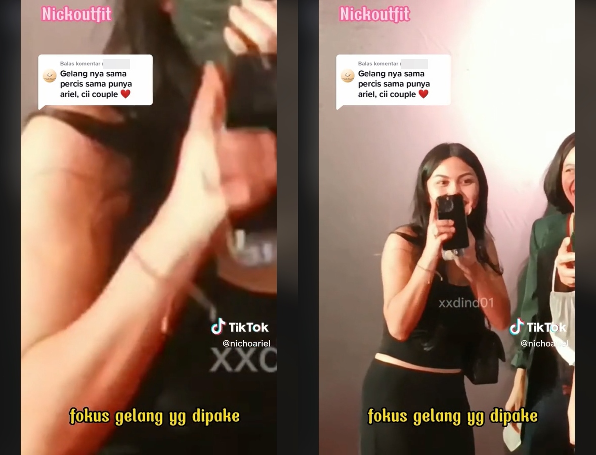 Ariel Tatum dan Nicholas Saputra Diduga Pakai Couple Item