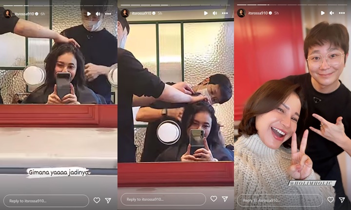 Rossa Potong Rambut di Korea, Vibes-nya Makin Mirip Nuna Saat Foto dengan Anak