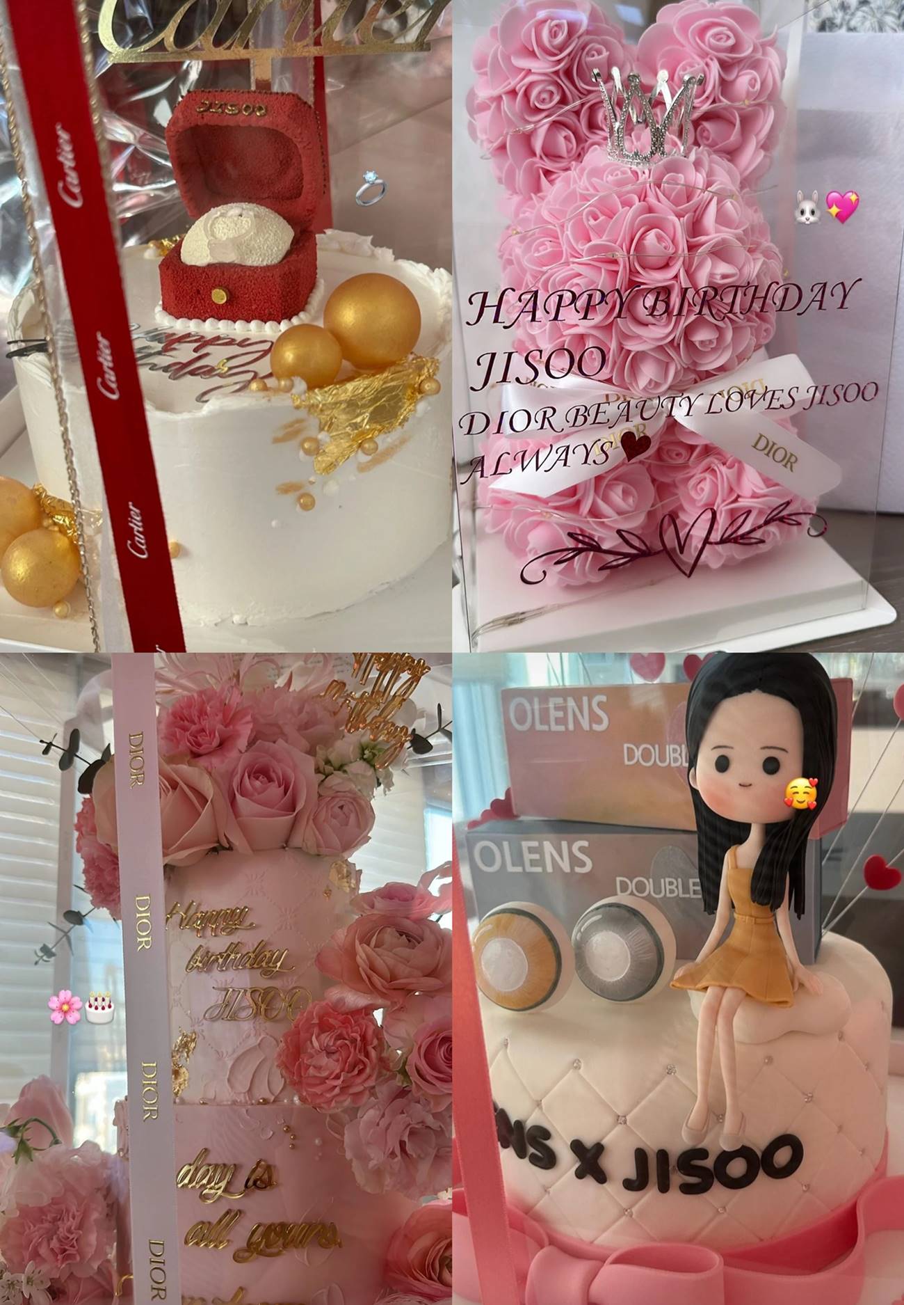 Hadiah yang dikirimkan brand mewah untuk Jisoo