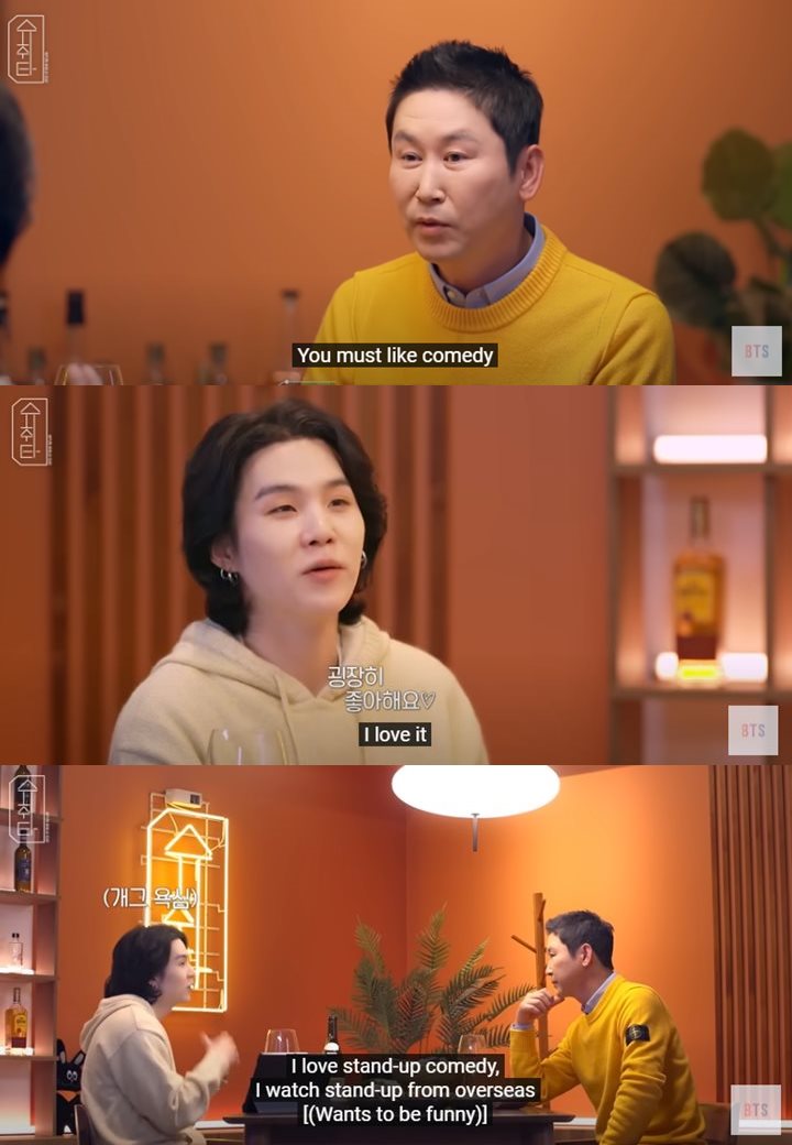 Suga BTS Ternyata Hobi Nonton Stand Up Comedy