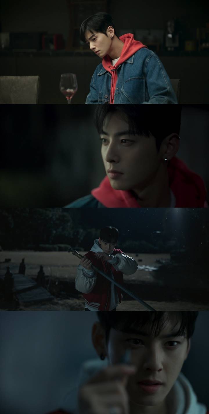 Adegan Cha Eun Woo ASTRO di drama TVING \