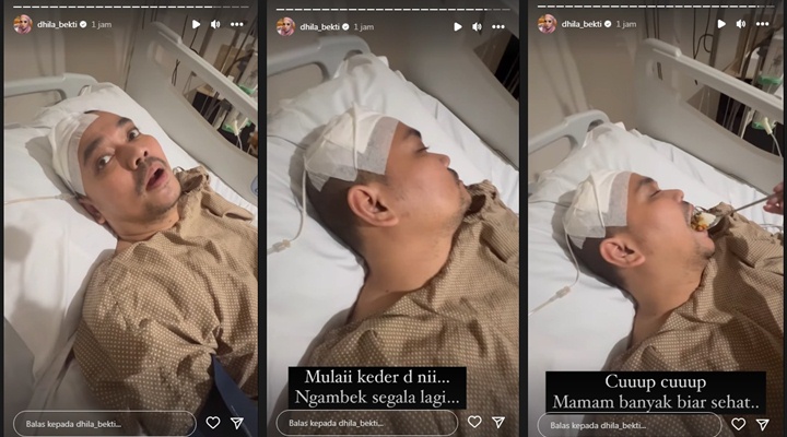 Masih Sering Pejamkan Mata, Indra Bekti Justru Ngambek Saat Disuapi Istri