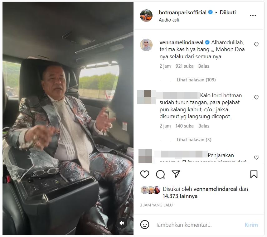 Venna Melinda Minta Doa usai Ngadu ke Hotman Paris Terkait Kasus Dugaan KDRT