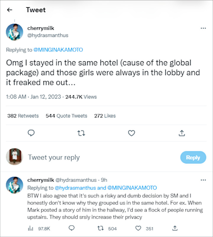Fans Khawatir Usai Tahu Member NCT Sehotel dengan Sasaeng Pembeli Tiket Konser Global Package