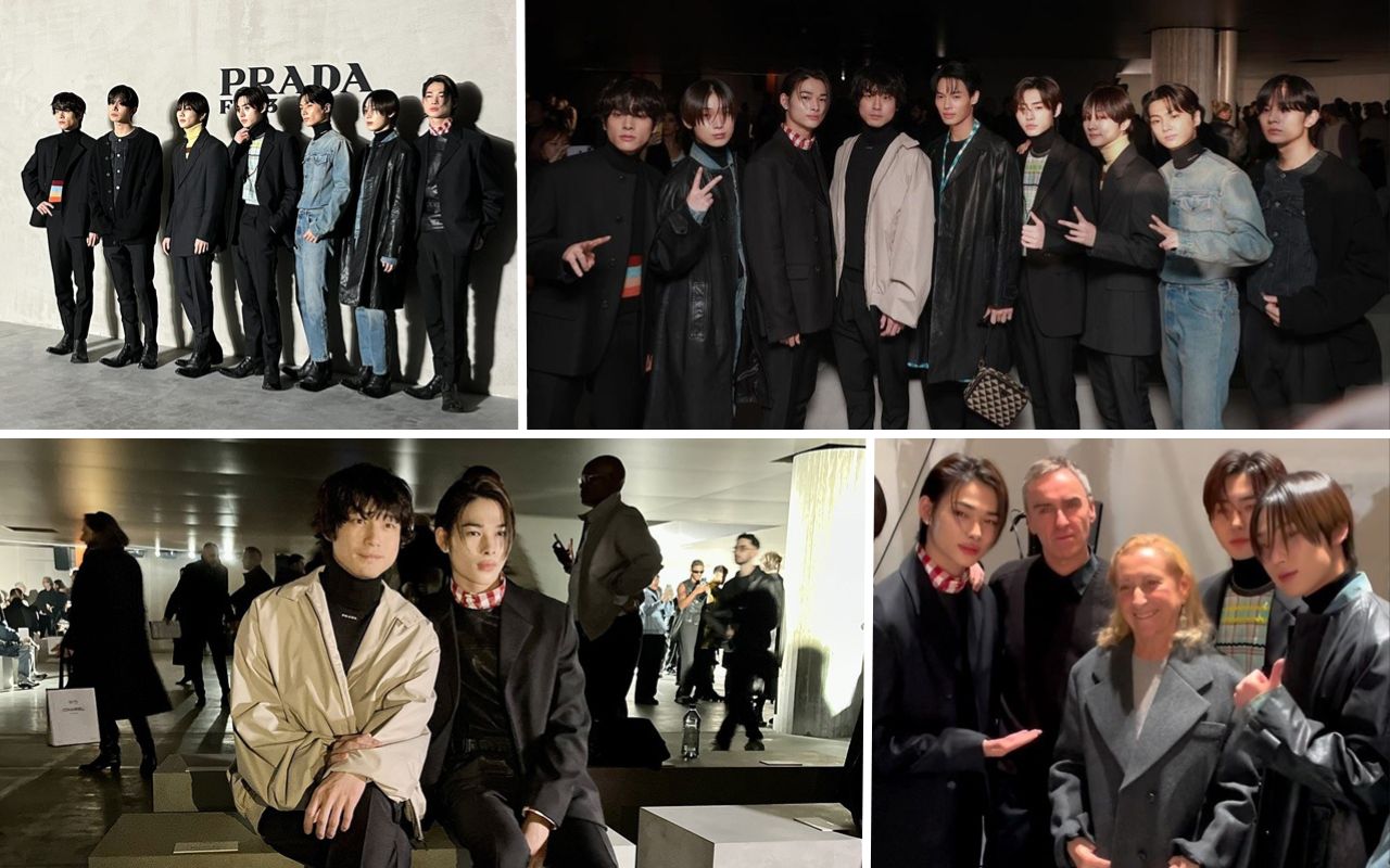 Ni-Ki Bersanding Dengan Kentaro Sakaguchi, 9 Potret Cool ENHYPEN di Prada F/W Fashion Show 2023