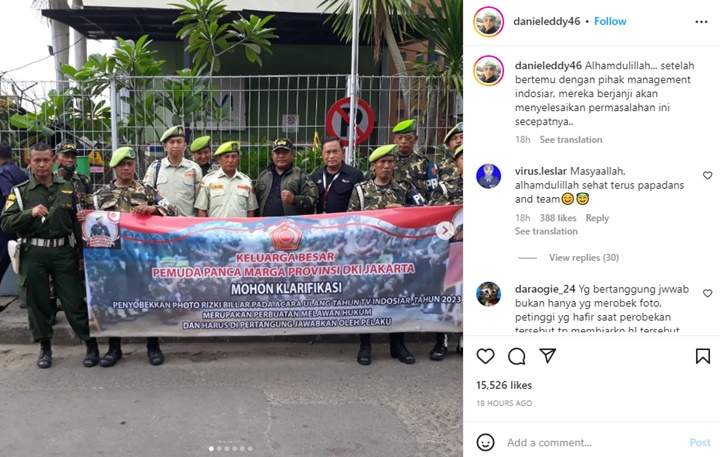 Ayah Rizky Billar Bawa Pasukan Geruduk Stasiun TV Usai Insiden Foto Putranya Dirobek