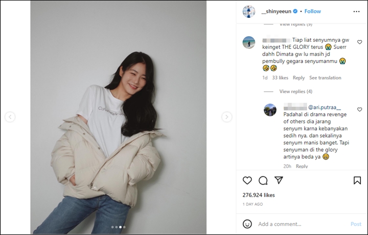 Seyuman Shin Ye Eun \'The Glory\' di Pemotretan Baru Jadi Bahan Gosip