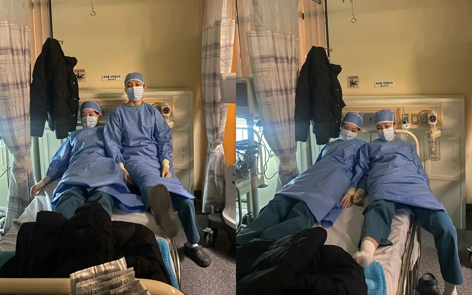 Momen kebersamaan Lee Sung Kyung dan Jin Kyung di lokasi syuting \