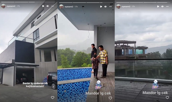 Bak Mandor, Sarni Istri Ivan Fadilla Ikut Pantau Pembangunan Rumah Verrell Bramasta
