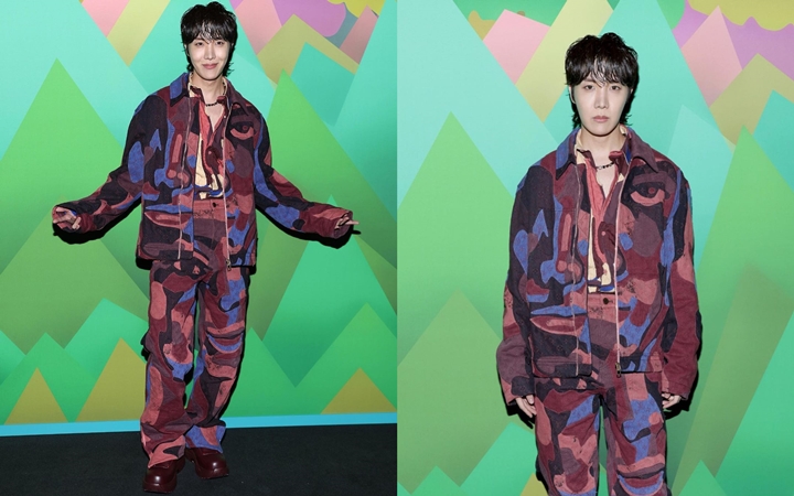 J-Hope Hadiri Acara Louis Vuitton