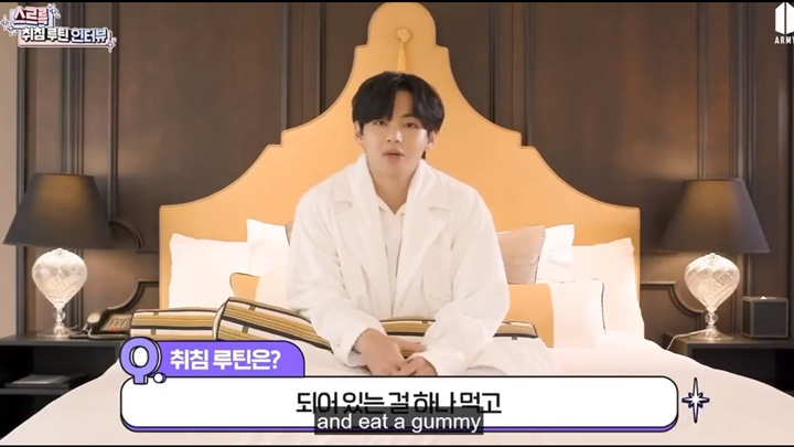 V BTS Spill Rutinitas Tak Terduga Jelang Bobok