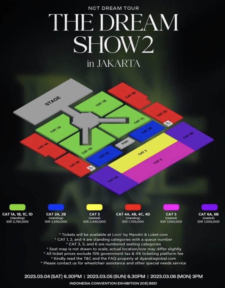 Konser NCT Dream \'THE DREAM SHOW 2\' di Indonesia Rilis Daftar Harga Tiket, Termurah Rp 1 Juta