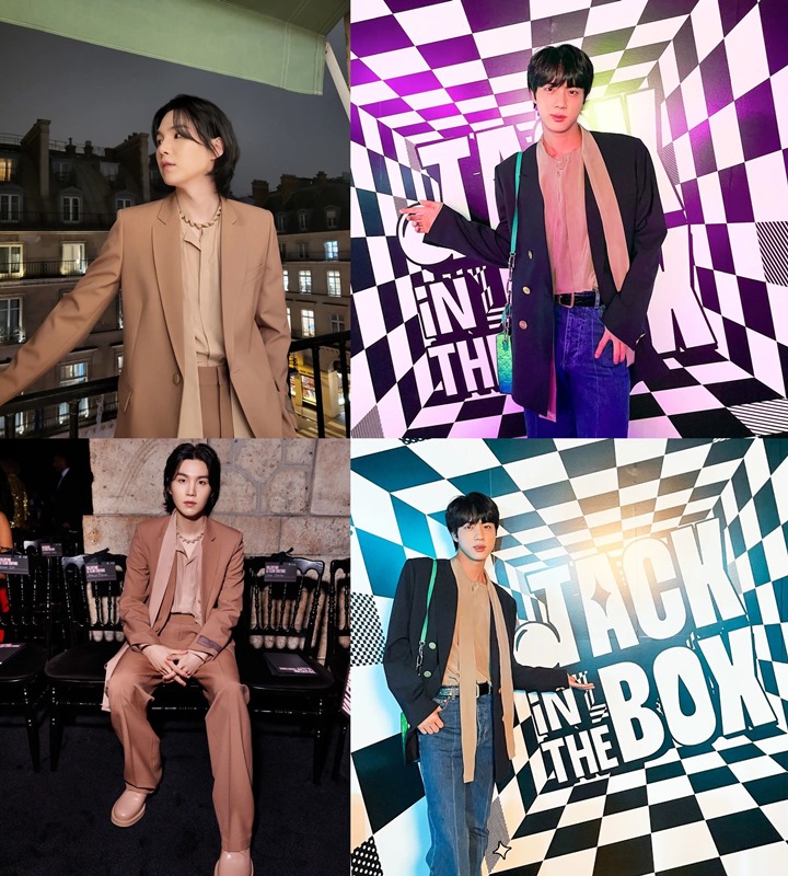 Kemeja Suga BTS di PFW 2023 Tak Asing, Ternyata Pernah Dipakai Member Lain