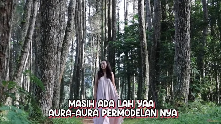 Biasa Kocak, Hesti Purwadinata Pancarkan Aura Model Kala Syuting di Hutan