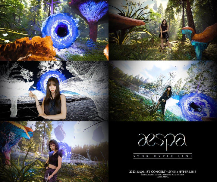 Poster Konser aespa \'SYNK: HYPER LINE\' Tuai Kritik karena Dianggap Murahan dan Jadul