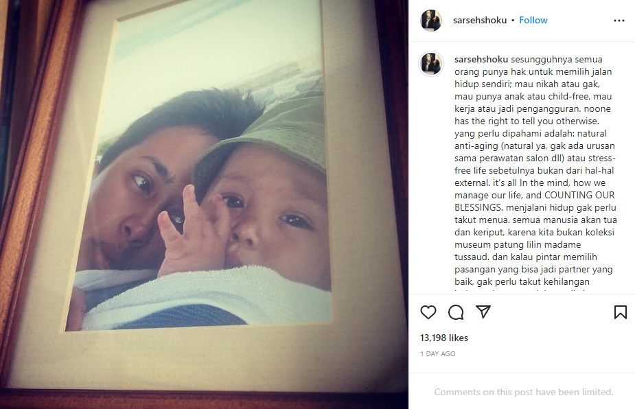 Sarah Sechan Semprot Gita Savitri yang Sebut Childfree Bikin Awet Muda