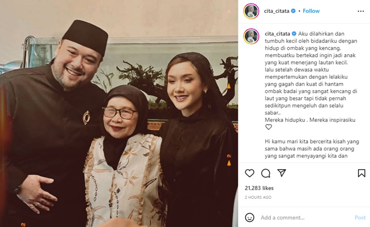 Terciduk Lepas Hijab, Cita Citata Balas Komentar Pedas Netter