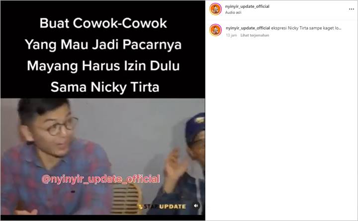 Diminta Doddy Sudrajat untuk Seleksi Pacar Adik Vanessa Angel, Reaksi Niki Tirta Dinilai Tertekan