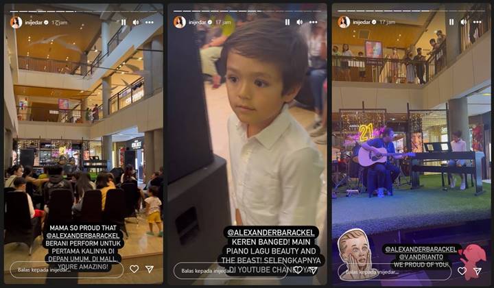 Bangga, Jessica Iskandar Bagikan Perform Perdana El Barack di Depan Umum