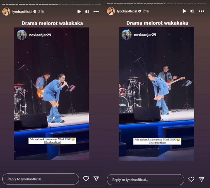 Lyodra Tak Nyaman Boots Melorot Saat Manggung, Banyolannya Bikin Ngakak