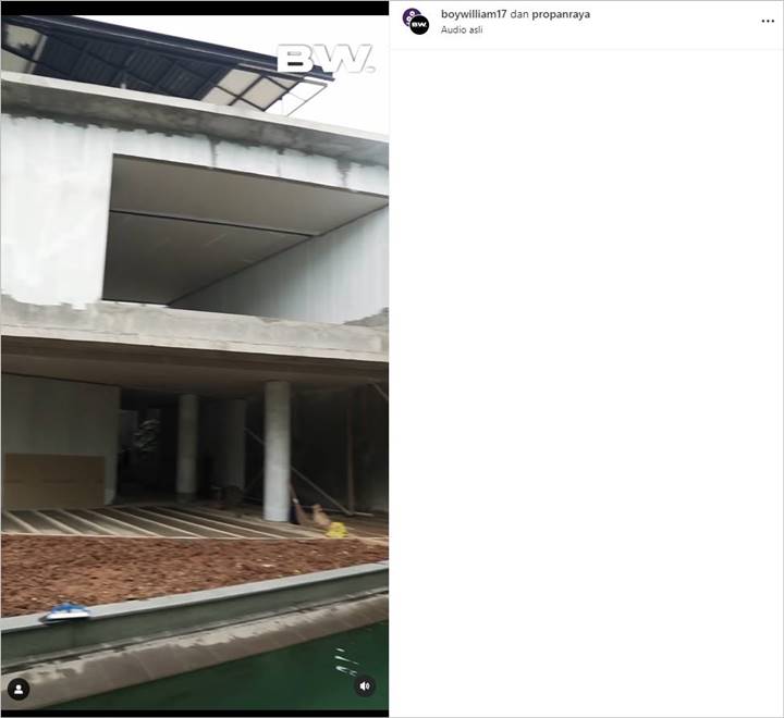 Boy William Sidak Pembangunan Rumah Baru, Kesamaan dengan Ayu Ting Ting Jadi Perbincangan