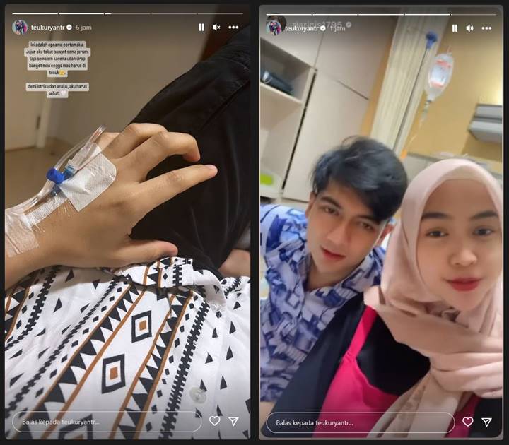 Teuku Ryan Suami Ria Ricis Curhat Pertama Kali Opname, Bongkar Ketakutan dengan Jarum