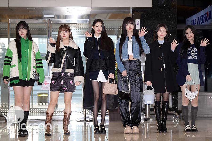fashion airport IVE pada 17 Februari 2023