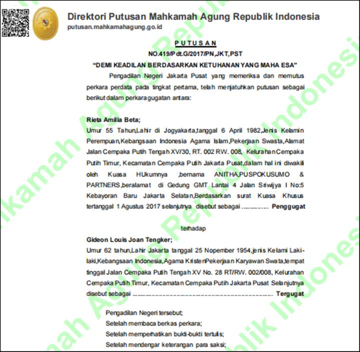 Situs Mahkamah Agung