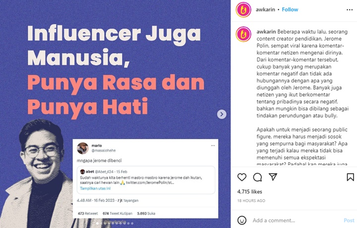 Jerome Polin Kena Mental Usai Dibenci WNI di Jepang, Awkarin Pasang Badan