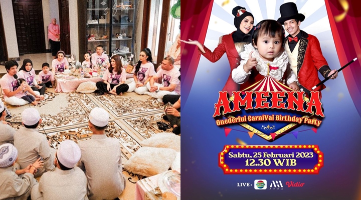 Ulang Tahun Ameena Akan Disiarkan di TV