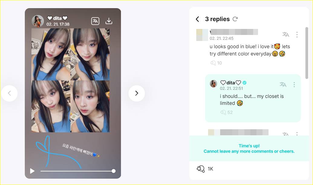 Dita Karang Secret Number beber soal lemari kecil