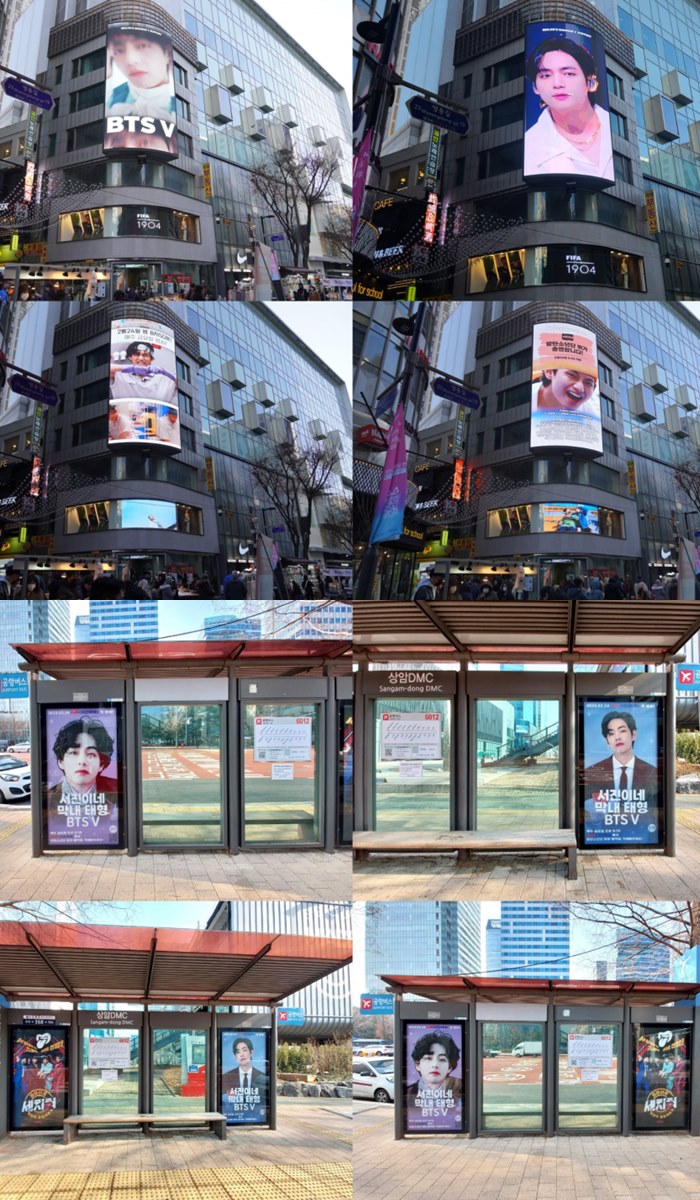 Fans V BTS Siapkan Iklan Senilai 300 Juta Won Hingga Penuhi Billboard di Korea untuk \'Seokjin\'s\'