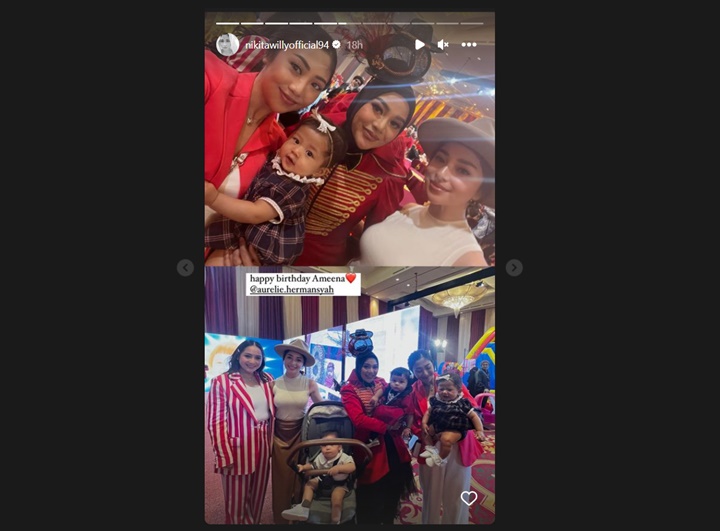 Outfit Simple Nikita Willy di Ultah Ameena Tuai Pro-Kontra