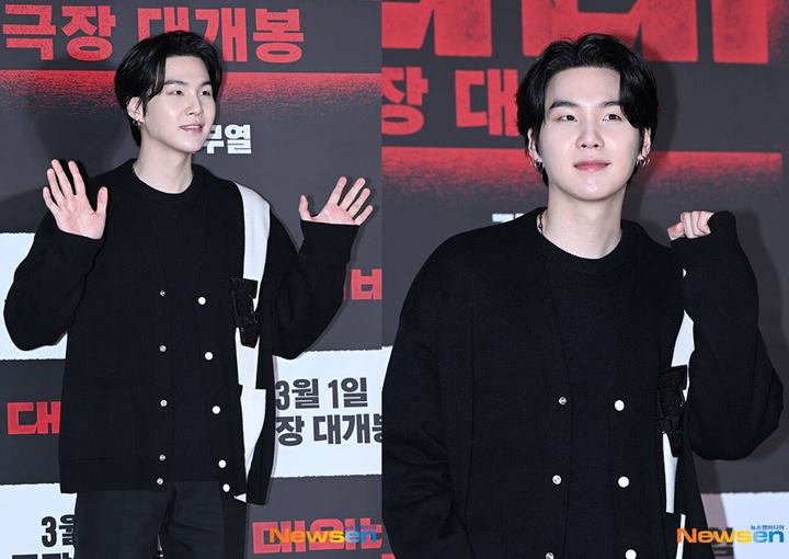 Suga BTS Pamer Rambut Baru di Premiere Film \'The Devil\'s Deal\' Picu Reaksi Heboh